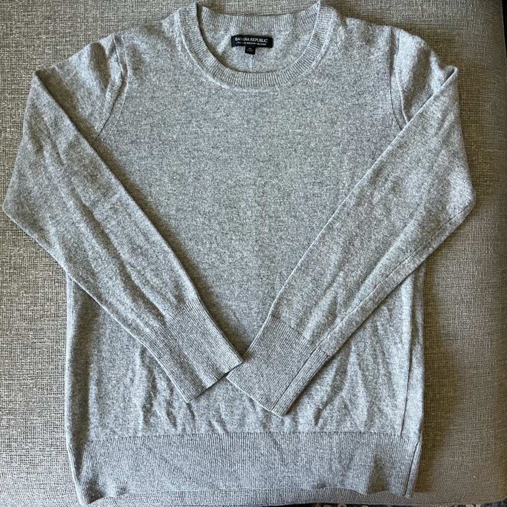 Banana Republic Women’s Italian Merino Blend Crewneck Sweater